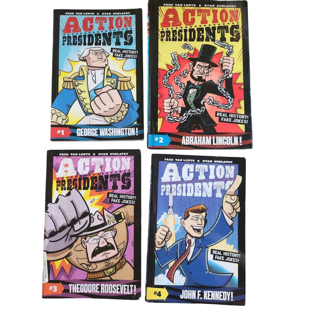 Action Presidents set of 4 books 1-4